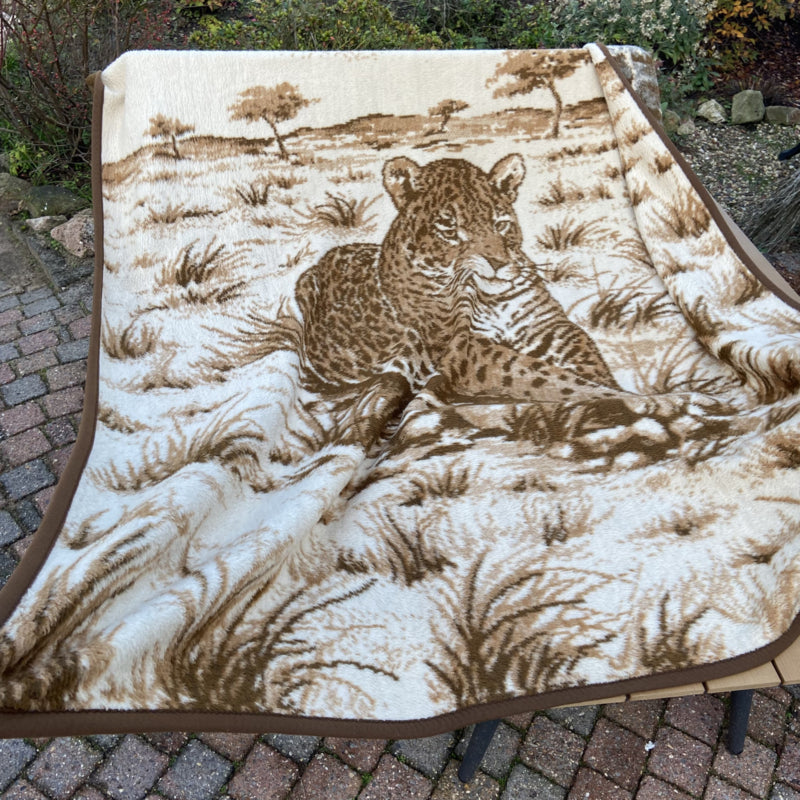Vintage deken tijger
