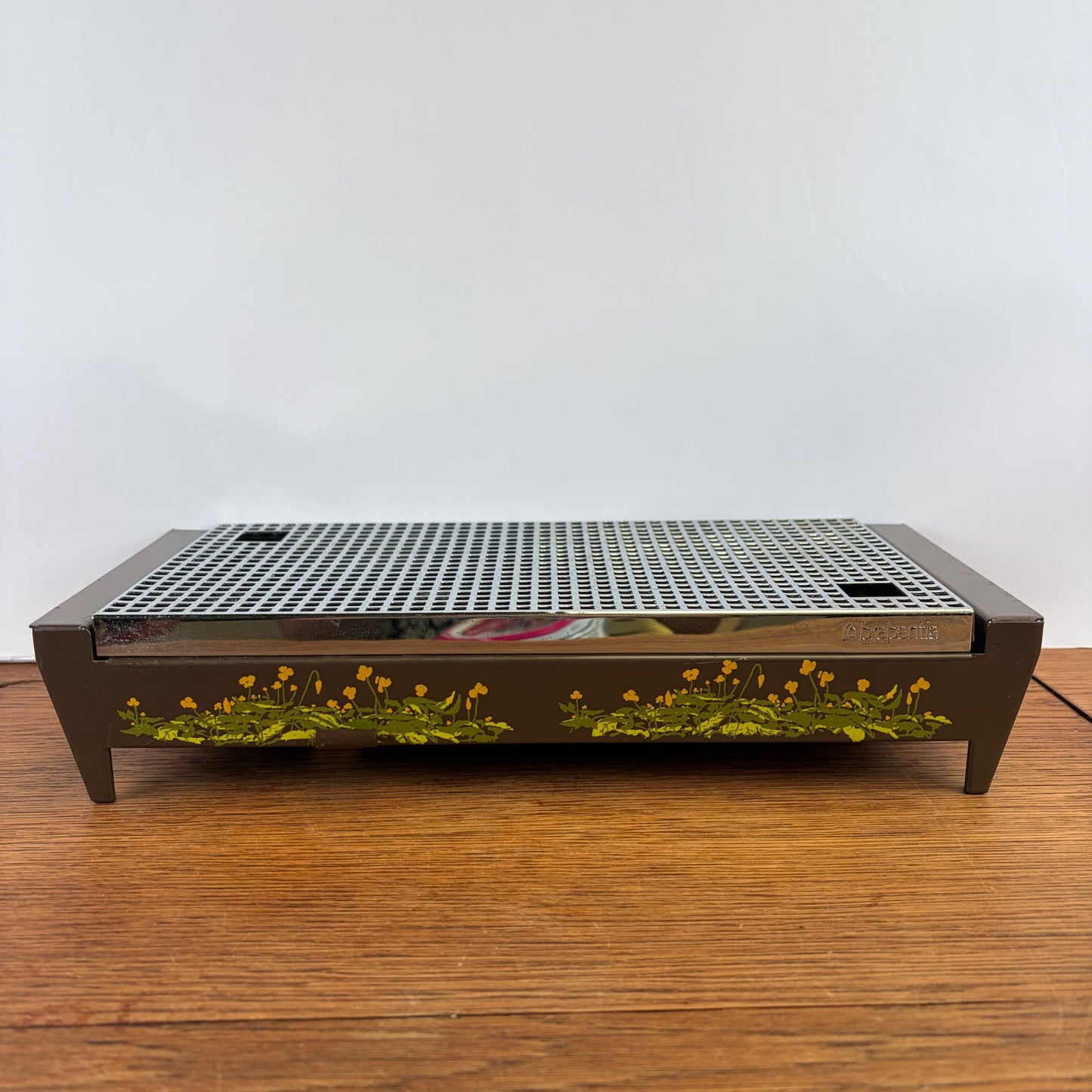 Vintage Brabantia rechaud boterbloem motief