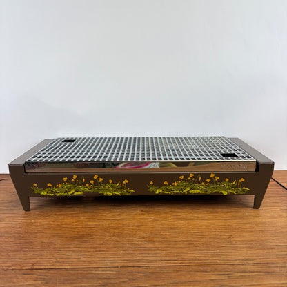 Vintage Brabantia rechaud boterbloem motief