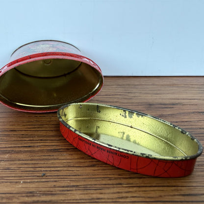 Mini rood blikje thee