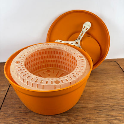 Vintage Moulinex slacentrifuge oranje