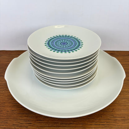 Vintage gebakstel Winterling