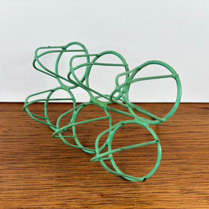 Vintage eierrekje groen