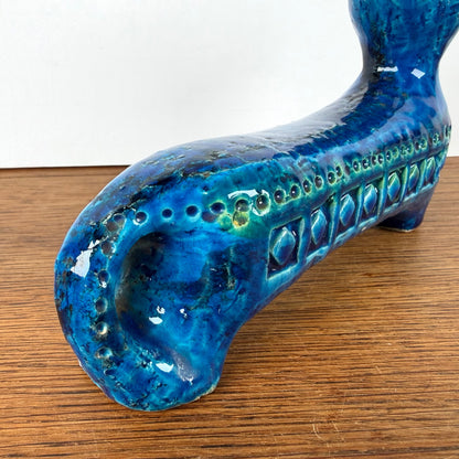 Vintage Bitossi kat blauw