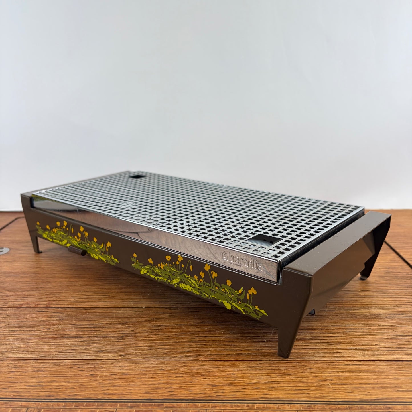 Vintage Brabantia rechaud boterbloem motief