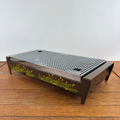 Vintage Brabantia rechaud boterbloem motief