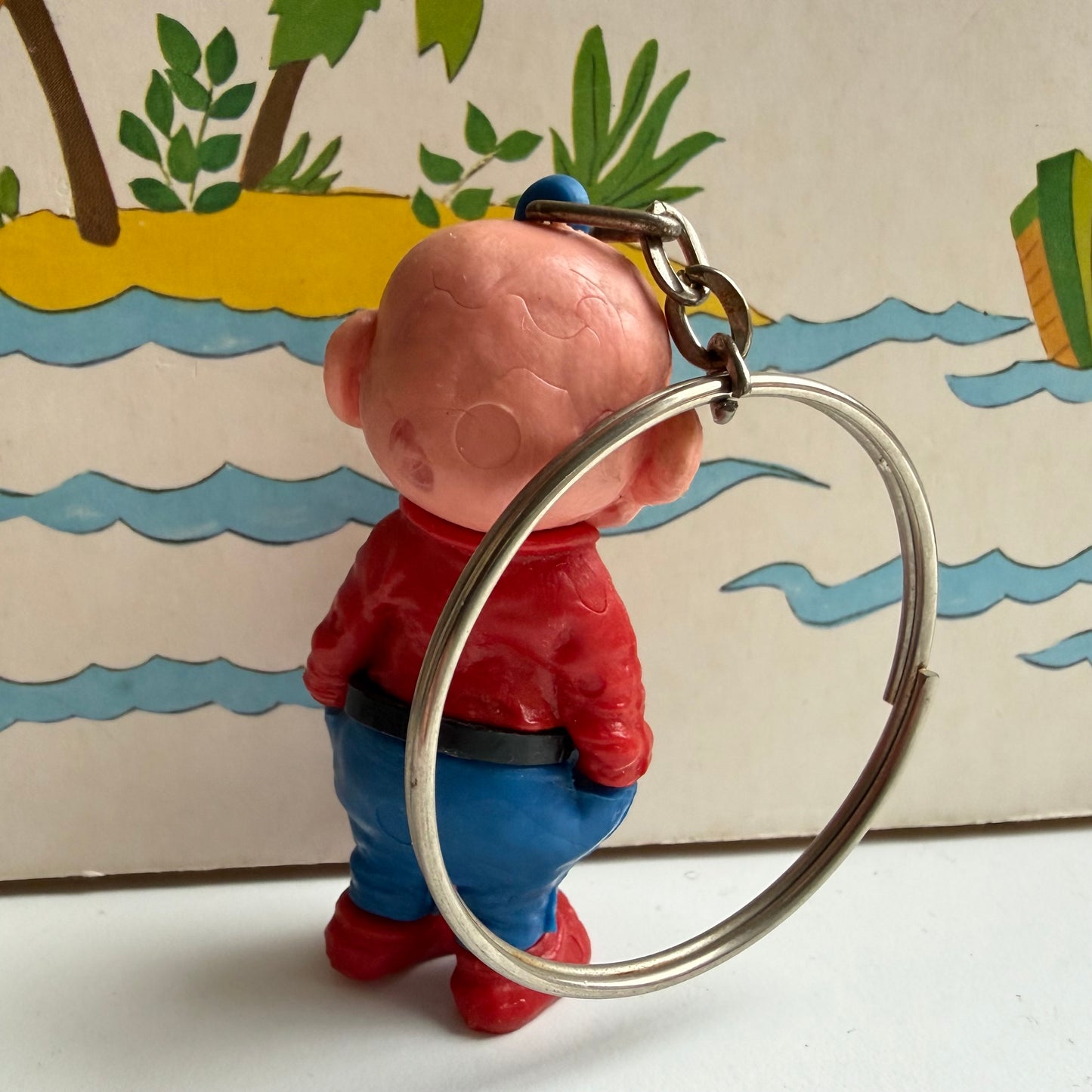 Vintage sleutelhanger Paulus de boskabouter