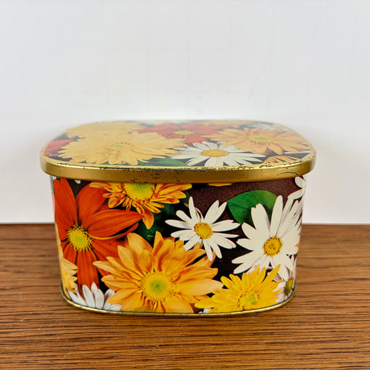 Vintage Côte d’Or blikje bloemen