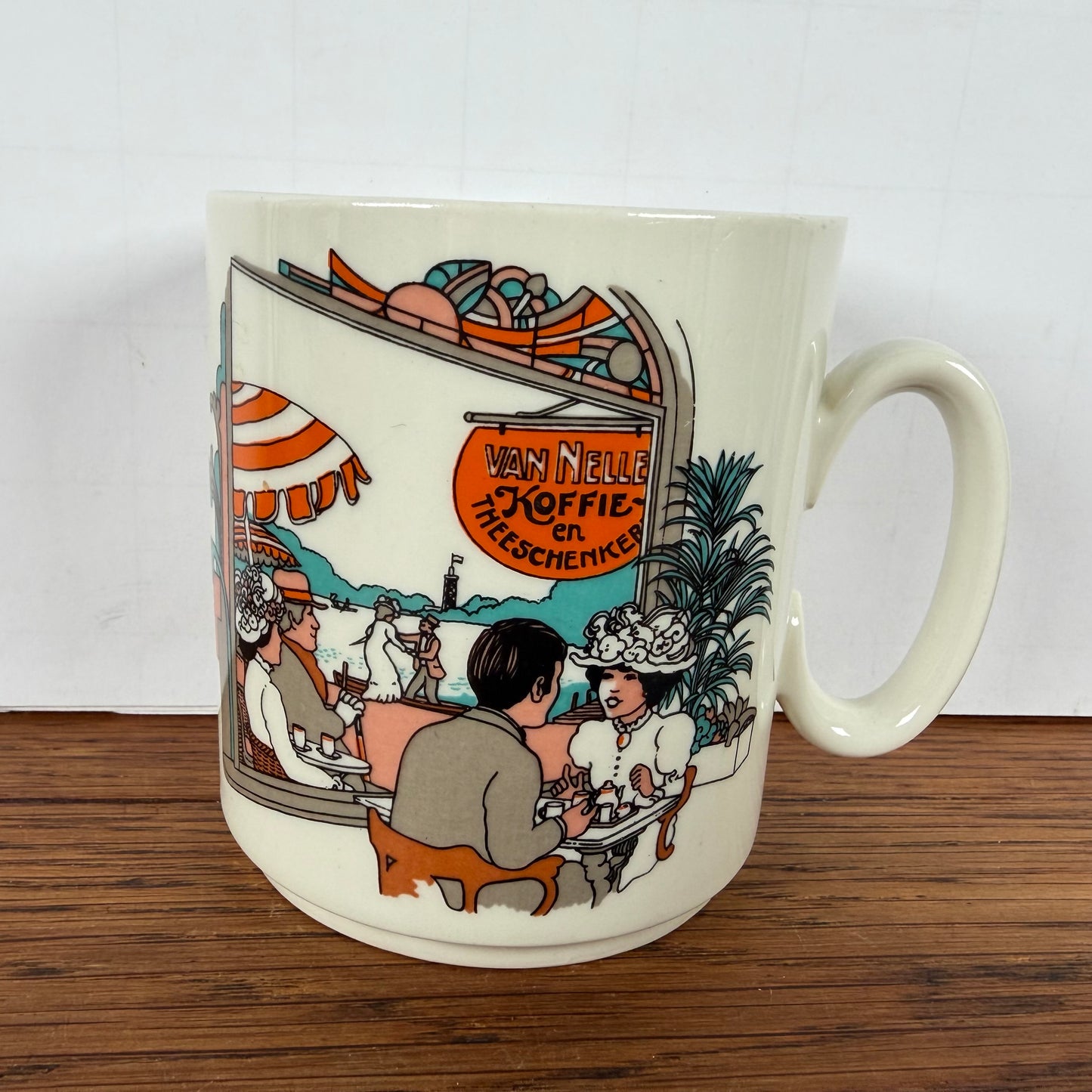 Vintage mokken van Nelle