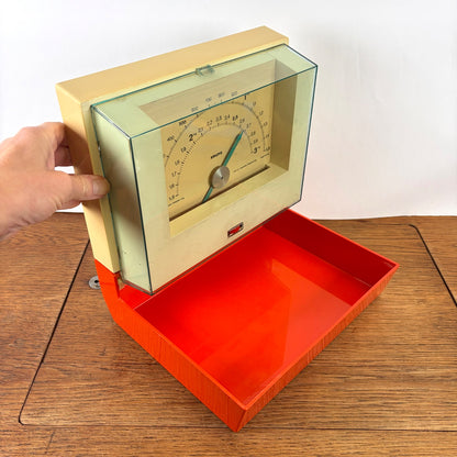 Vintage Krups keukenweegschaal oranje