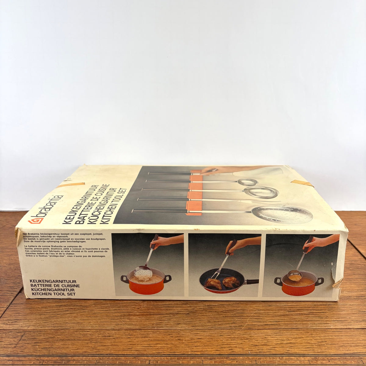 Vintage Brabantia keukengarnituur set Boterbloem