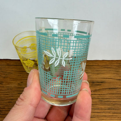 3 vintage glaasjes klein