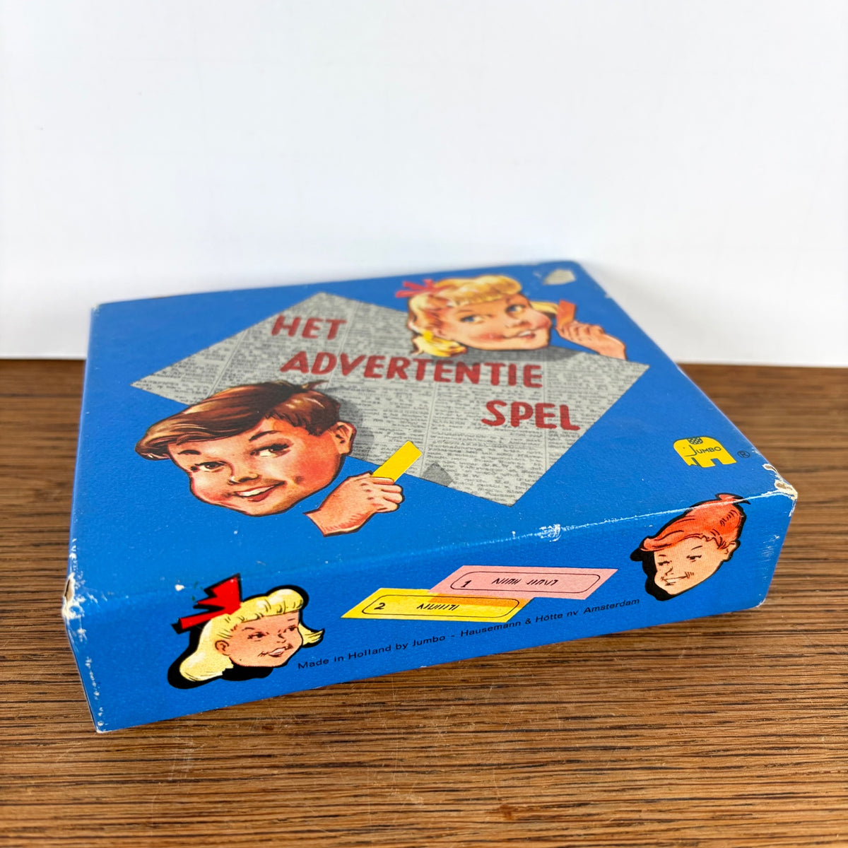 Vintage Het Advertentie Spel Jumbo