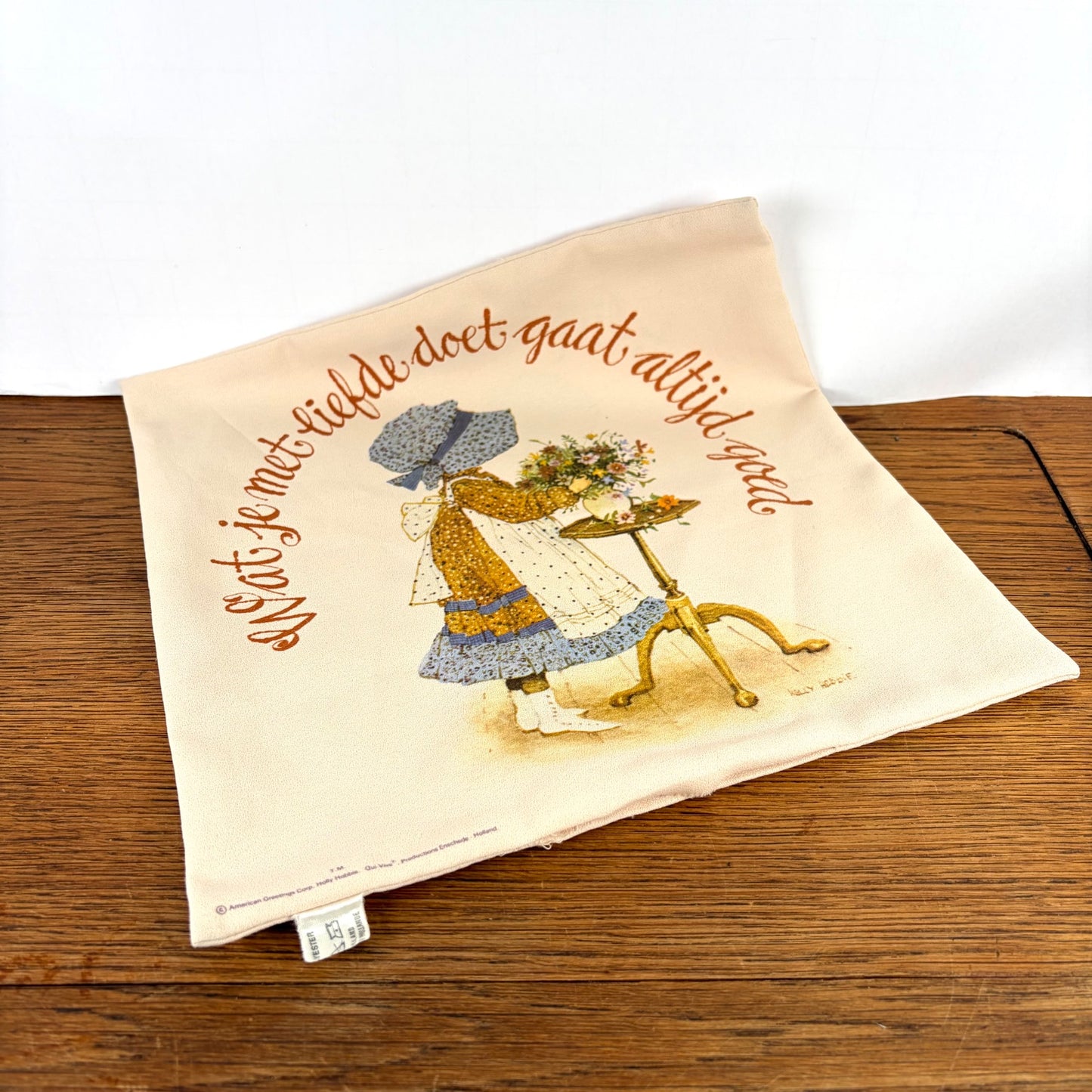 Vintage Holly Hobbie kussenhoesje