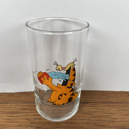 Vintage Garfield glas