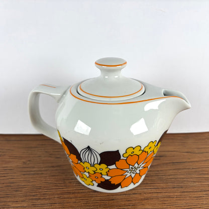 Vintage theepotje bloemen