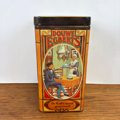 Vintage Douwe Egberts koffieblik