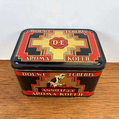 Vintage Douwe Egberts zegelblik