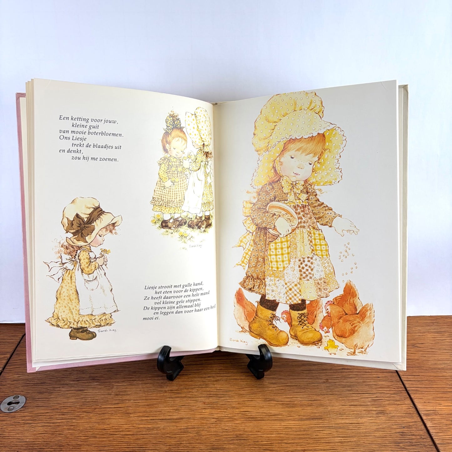 Vintage Sarah Kay boek De vakantietijd 1978