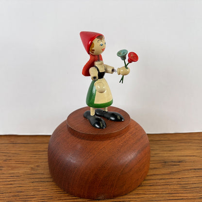 Vintage houten popje Goula