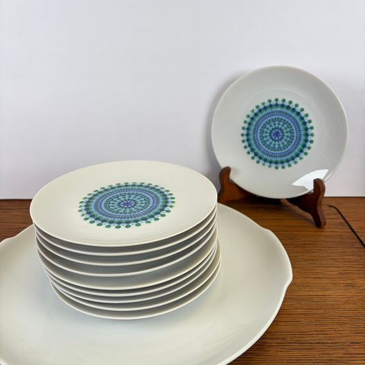 Vintage gebakstel Winterling