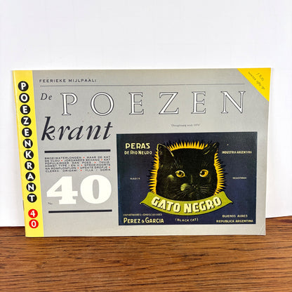 Vintage De Poezenkrant nr. 40 winter 1989-1990