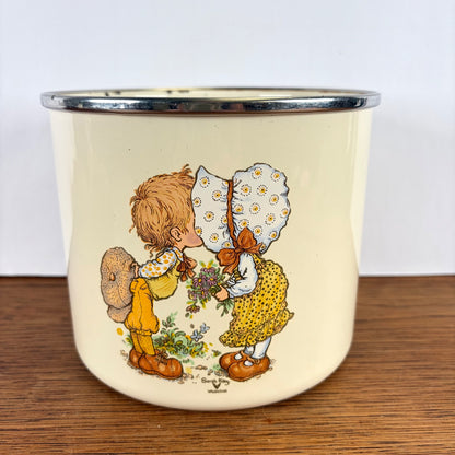 Vintage Sarah Kay emaille kan