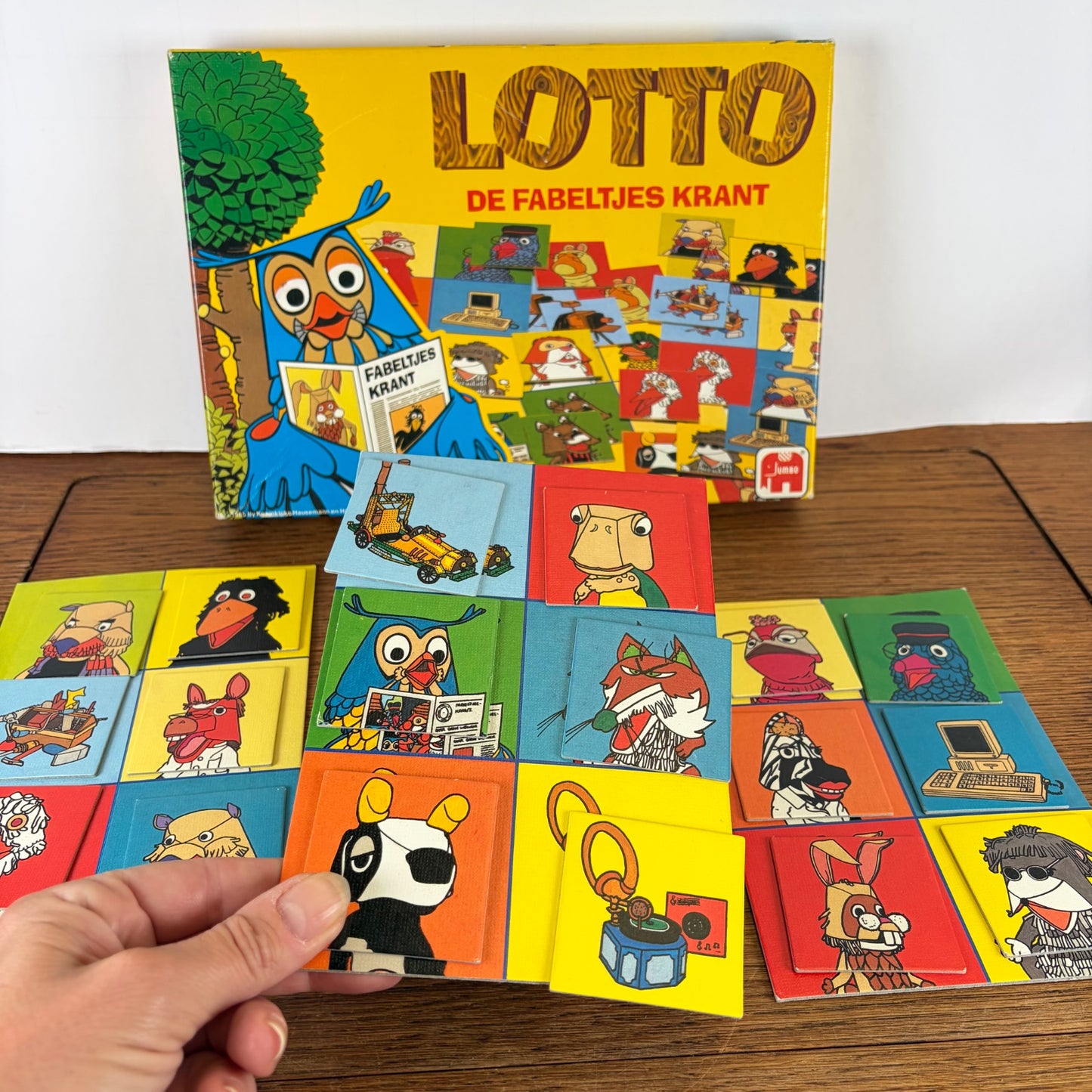 Vintage lottospel De Fabeltjeskrant Jumbo 1985