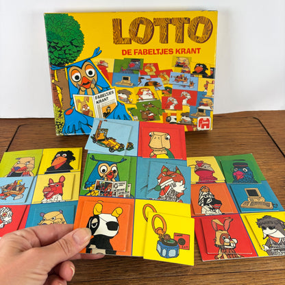 Vintage lottospel De Fabeltjeskrant Jumbo 1985