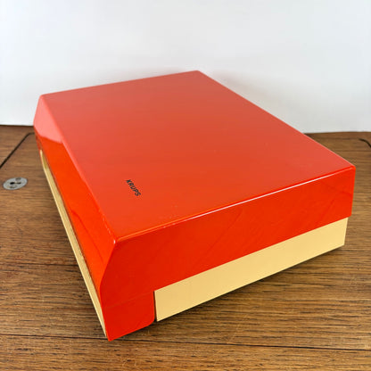 Vintage Krups keukenweegschaal oranje
