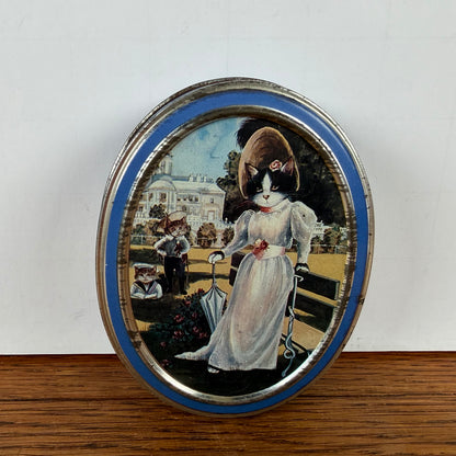 Vintage Bentleys blikje blauw kat
