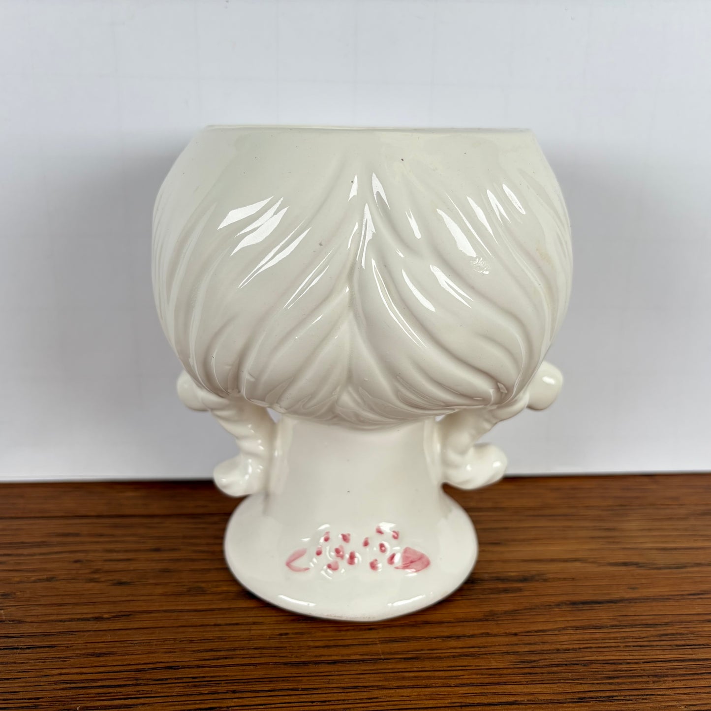 Bloempot meisjes hoofd