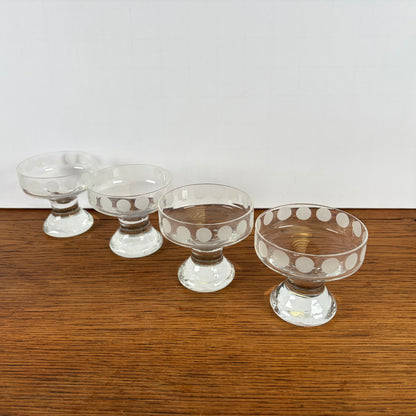 Vintage likeur glaasjes Ingrid Glass