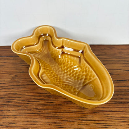 Vintage puddingvorm vis klein