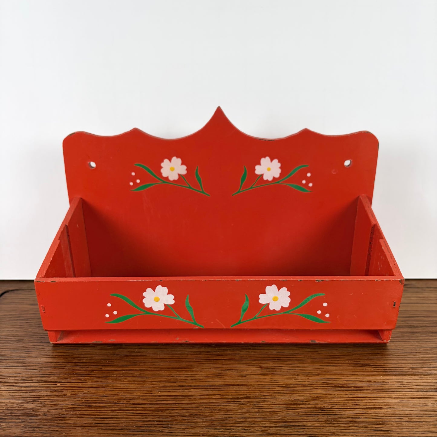 Vintage houten kruidenrekje