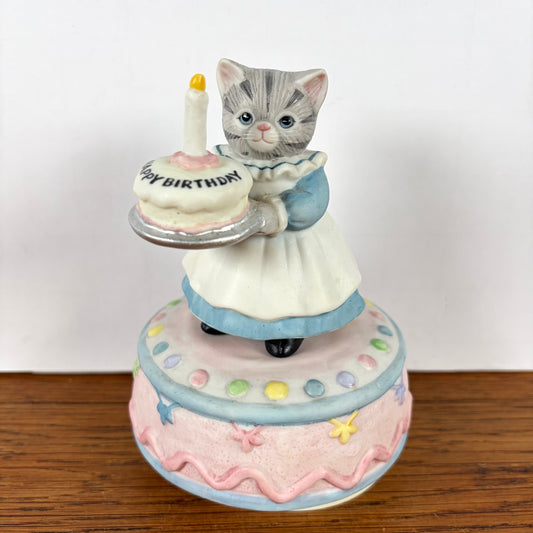 Vintage muziekdoosje Kitty Cucumber