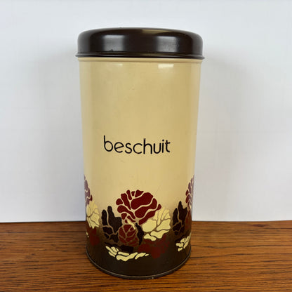 Vintage beschuitbus Brabantia Botanique