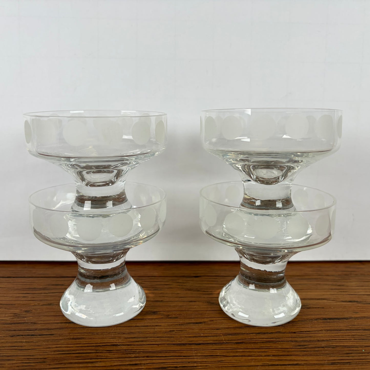Vintage likeur glaasjes Ingrid Glass