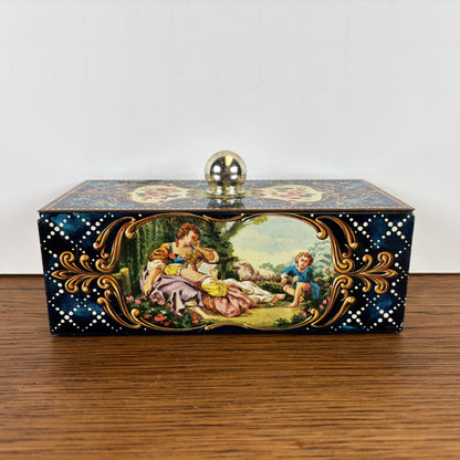 Vintage rechthoekig blikje