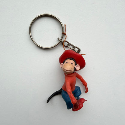 Vintage sleutelhanger Jasper aap