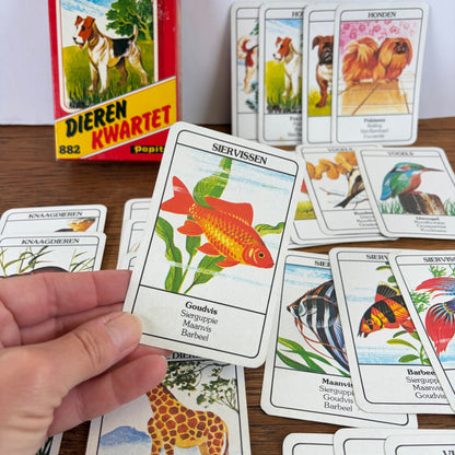 Vintage dieren kwartet