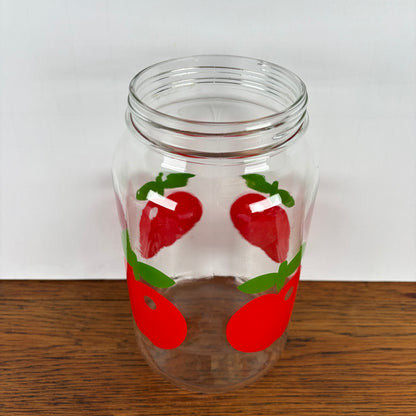 Vintage glazen appelpot