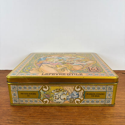 Vintage blik Petit Fours
