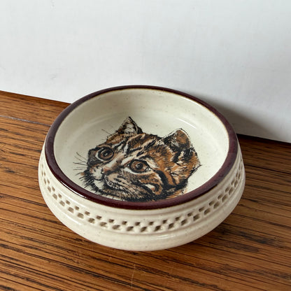 Vintage schaaltje kat