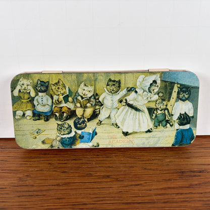 Vintage pennenblikje katten