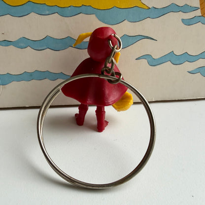 Vintage sleutelhanger roodkapje