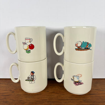 Vintage mokken van Nelle