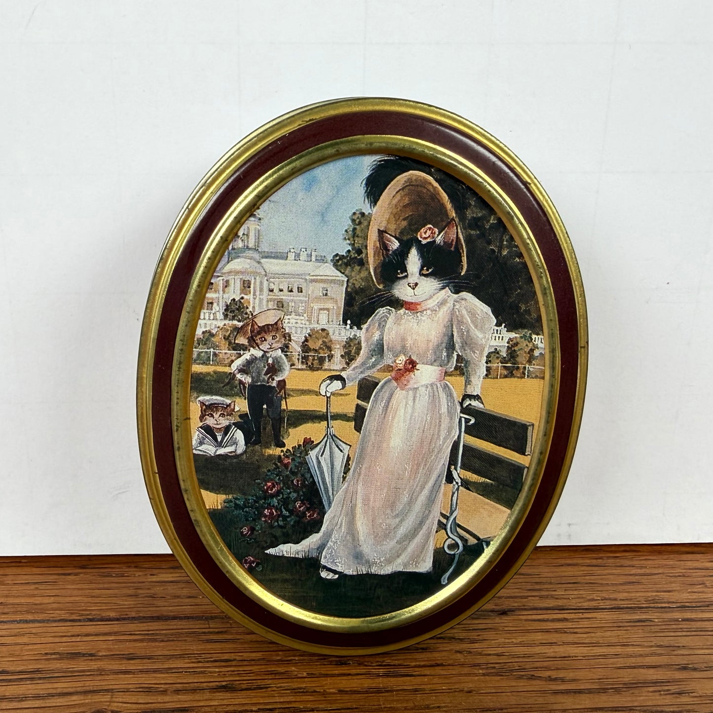 Vintage blikje Bentley's katten
