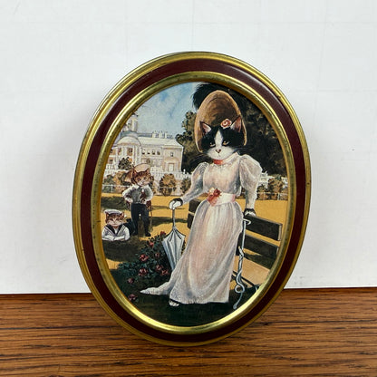 Vintage blikje Bentley's katten