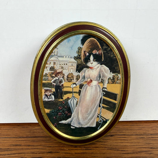 Vintage blikje Bentley's katten